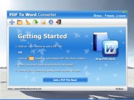 PDF To WORD Converter Free screenshot